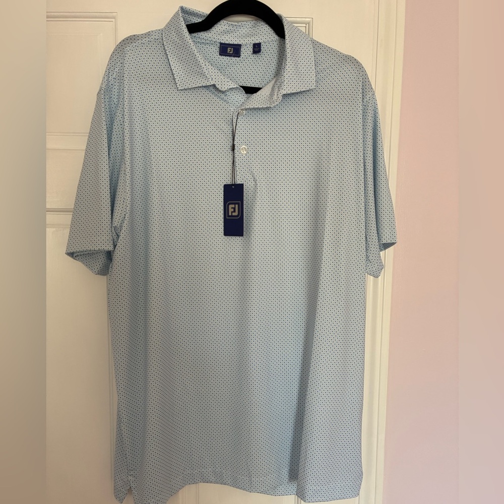 FootJoy Sky Blue Polo Shirt for Men